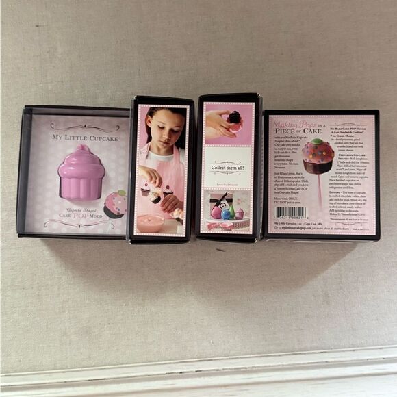 My Little Cake Pop - Cupcake Mold NIB Set of 4 - Picture 4 of 4
